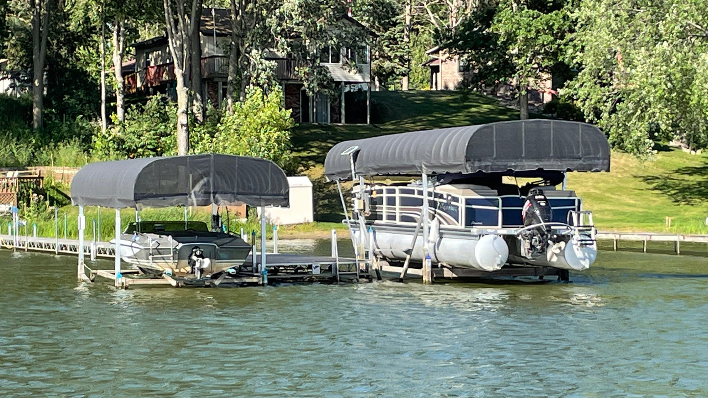 Add Mesh Ends to your Boat Lift Canopy order