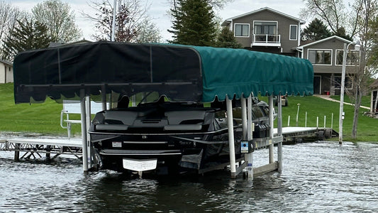 Add Mesh Ends to your Boat Lift Canopy order