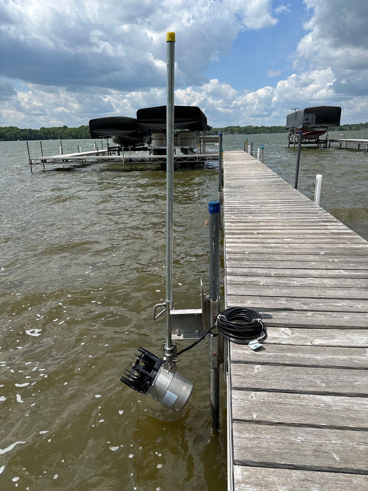 Kasco Lake Pump, Water Mover Bundle. - with Dock Post mount.