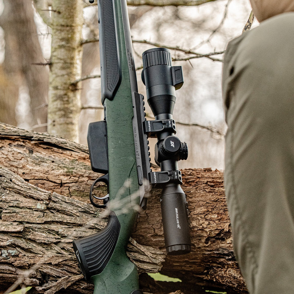 ZULUS 4K Tube-Style Digital Day & Night Vision Scope with Laser Rangefinder and DNT Ballistic Engine