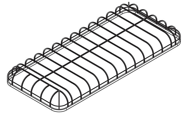 Harbor Master Rounded Corners boat lift canopy frame diagram